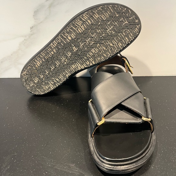 2025 Marni Fussbett leather slingback sandals size 40